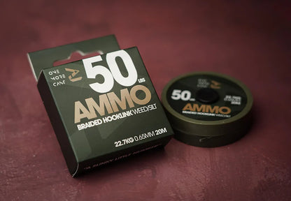 Повод OMC AMMO CAMO BRAIDED HOOKLINK 50lbs